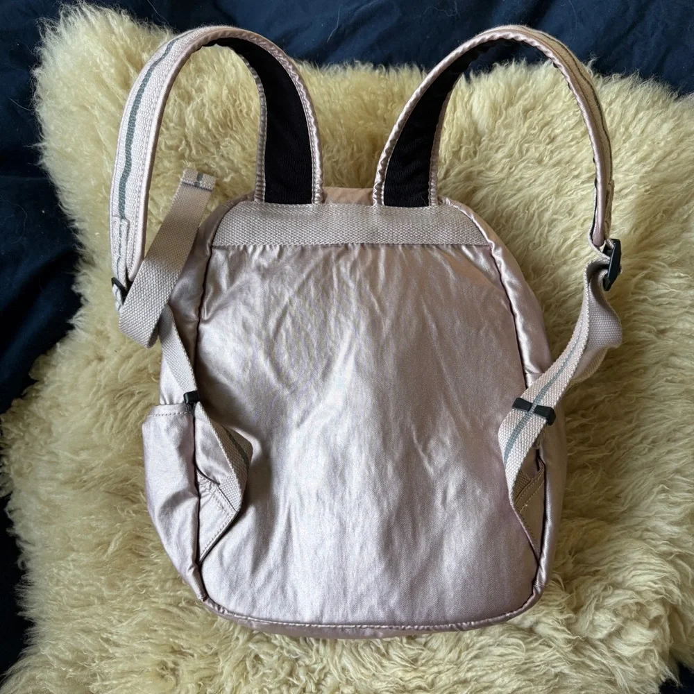 Kipling Metallic Rose Seoul Backpack